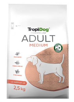 Tropidog Probiotic Line Somonlu Orta Irk Yetişkin 2.5 kg Köpek Maması kullananlar yorumlar